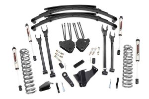 Ford F-350 Super Duty Suspension Lift Kit - Rough Country - 8 Inch Lift | 4 Link | RR Springs | V2 - '05-'07 Ford F-350 Super Duty Suspension Lift Kit - Rough Country - 8 Inch Lift | 4 Link | RR Springs | V2 - '05-'07